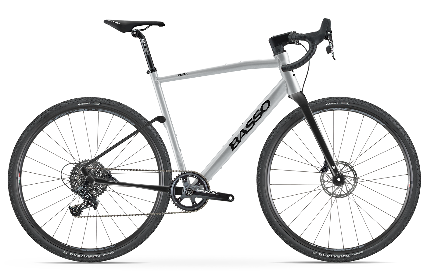 Basso Tera Apex1 Gravelbike L Aluminium Brushed